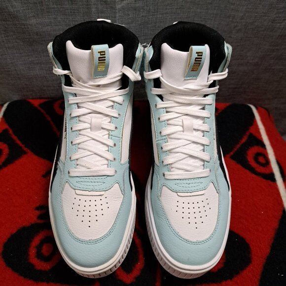 %Size 8 Puma Womens Karmen Rebelle Mid White Blue / A 44 main image 10